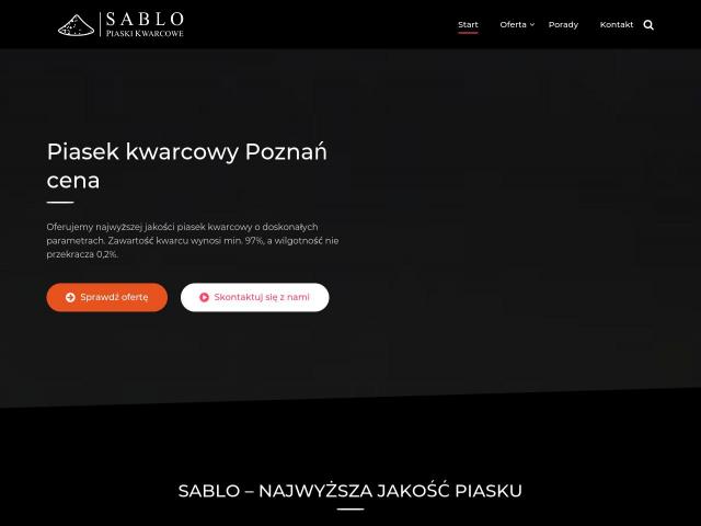 SABLO Piaski kwarcowe