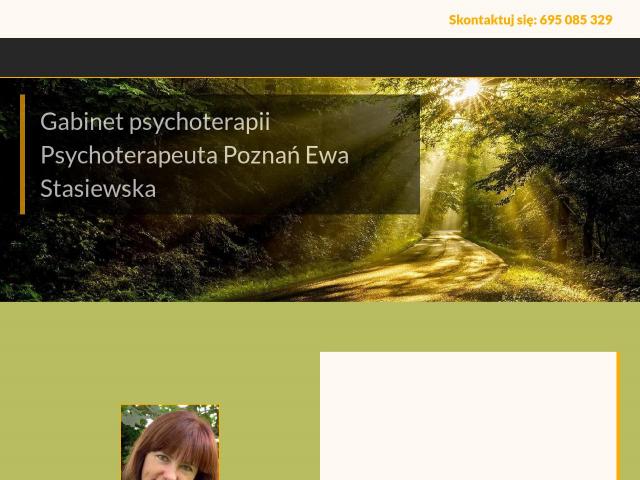 Gabinet psychoterapii mgr Ewa Stasiewska